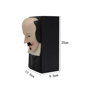 3D Reljefa Šekspīra Dzīvojamā Istaba Audu Lodziņā Radošas Personības Koka Dzīvojamā Istaba Atvilktnes Papīra Kastē Kafijas Galda Dekorēšana