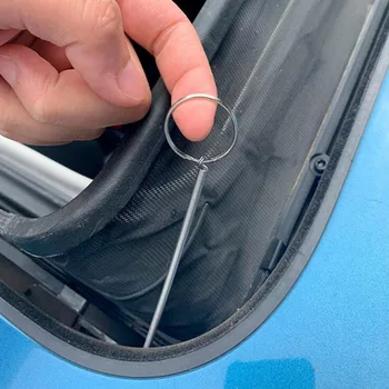 Auto Drenāžas Draga Tīrīšanas Berzi Suka Nerūsējošā Tērauda Elastīgas Lūku Clean Birste Auto Detalizējot Tīrīšanas Instruments, Auto Piederumi