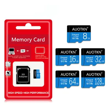 Flash Mini SD Karti, 8G 16GB 32GB 64GB, 128GB Micro sd Class10 atmiņas karti 512 gb un 256 gb Atmiņas Kartes V10 Cartao De Memoria TF Karte tālruņa