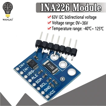 INA226 IIC saskarne Divu virzienu strāvas/Jaudas kontrole sensora modulis 226 0.01 Ω 0.1 Ω