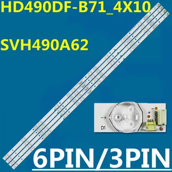 Jauns LED Lentes 10lamps Par LED32K3100A LED32K300U LED49H1600Y LED49N3000U LED49N2600 CRH-BK49K33030T0409812-REV1.1 HD490DU-E81