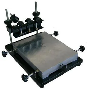 komerciāla mazo rokasgrāmata sietspiede stacijas SMT manuālu fotografēšanas stacijas lodēšanas pastas ekrāna drukāšanas mašīna