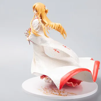 Krājumu Sākotnējā F:NEX Autentisks Samontēti Modelis Zobens Mākslas Online Yuuki Asuna Anime Rīcības Attēls Kolekciju Modelis Rotaļlietas