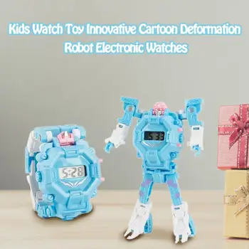Robots Transformācijas Rokas Pulkstenis Rotaļlietas Mecha Robots Elektronisko Skatīties Bērniem Sporta Karikatūra Pulksteņi Bērniem Pulkstenis Xmas Dāvanas